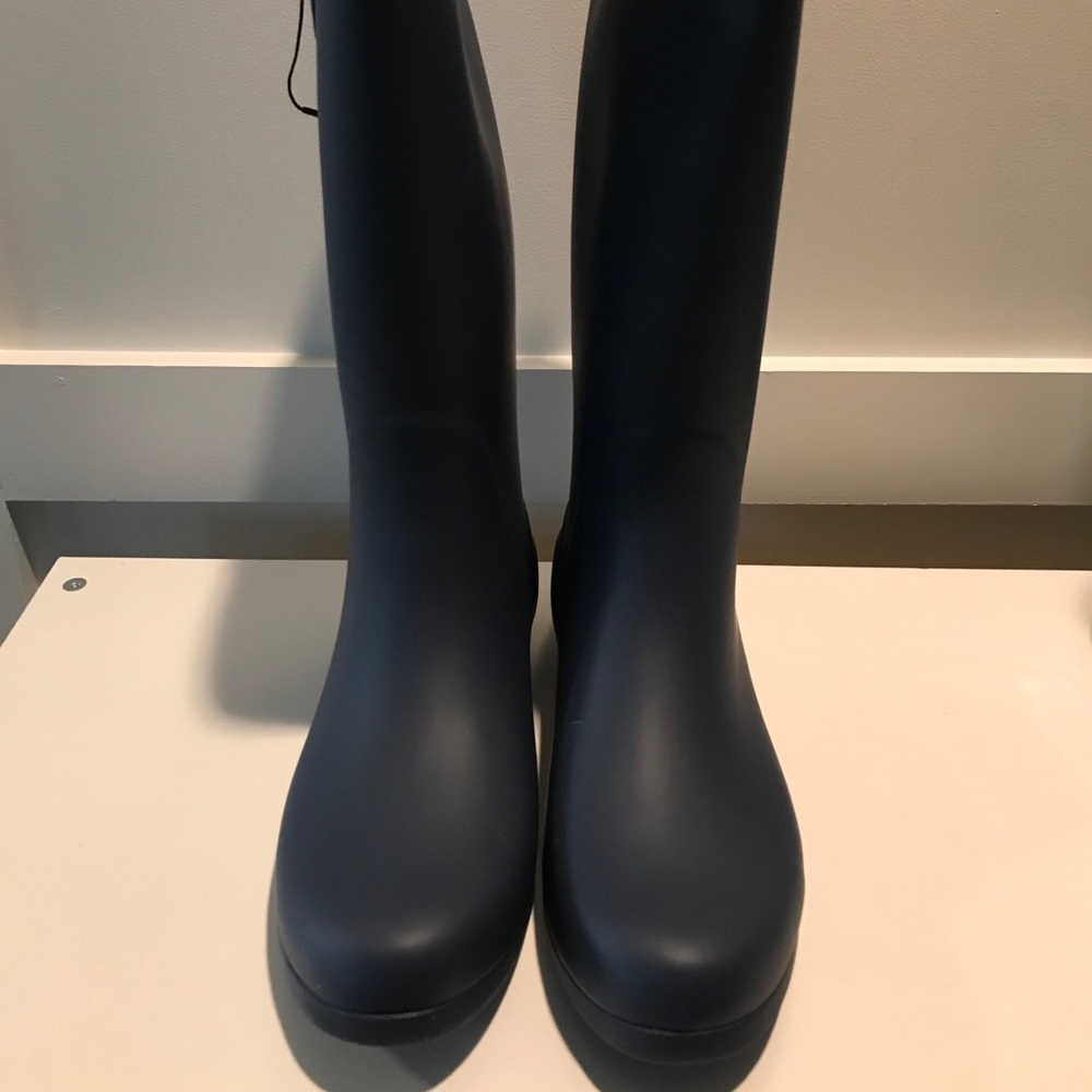 New! Chooka Navy Blue Tall Rain boots